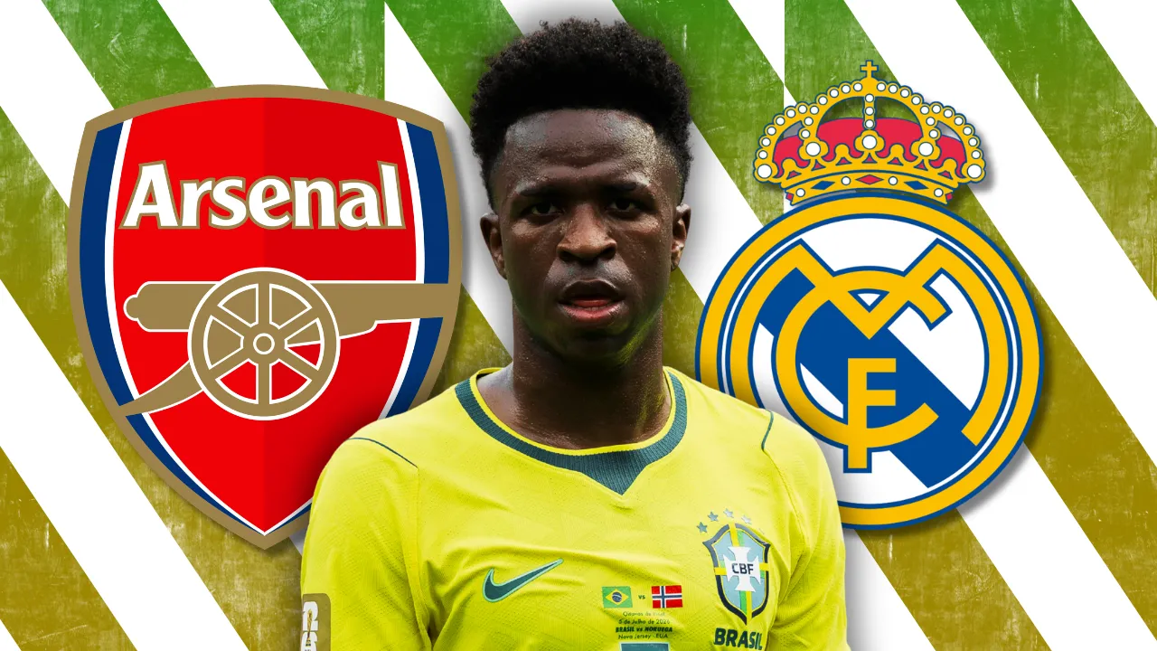 O quebra-cabeça que envolve a negociação entre Vinicius Júnior, Real Madrid e Arsenal