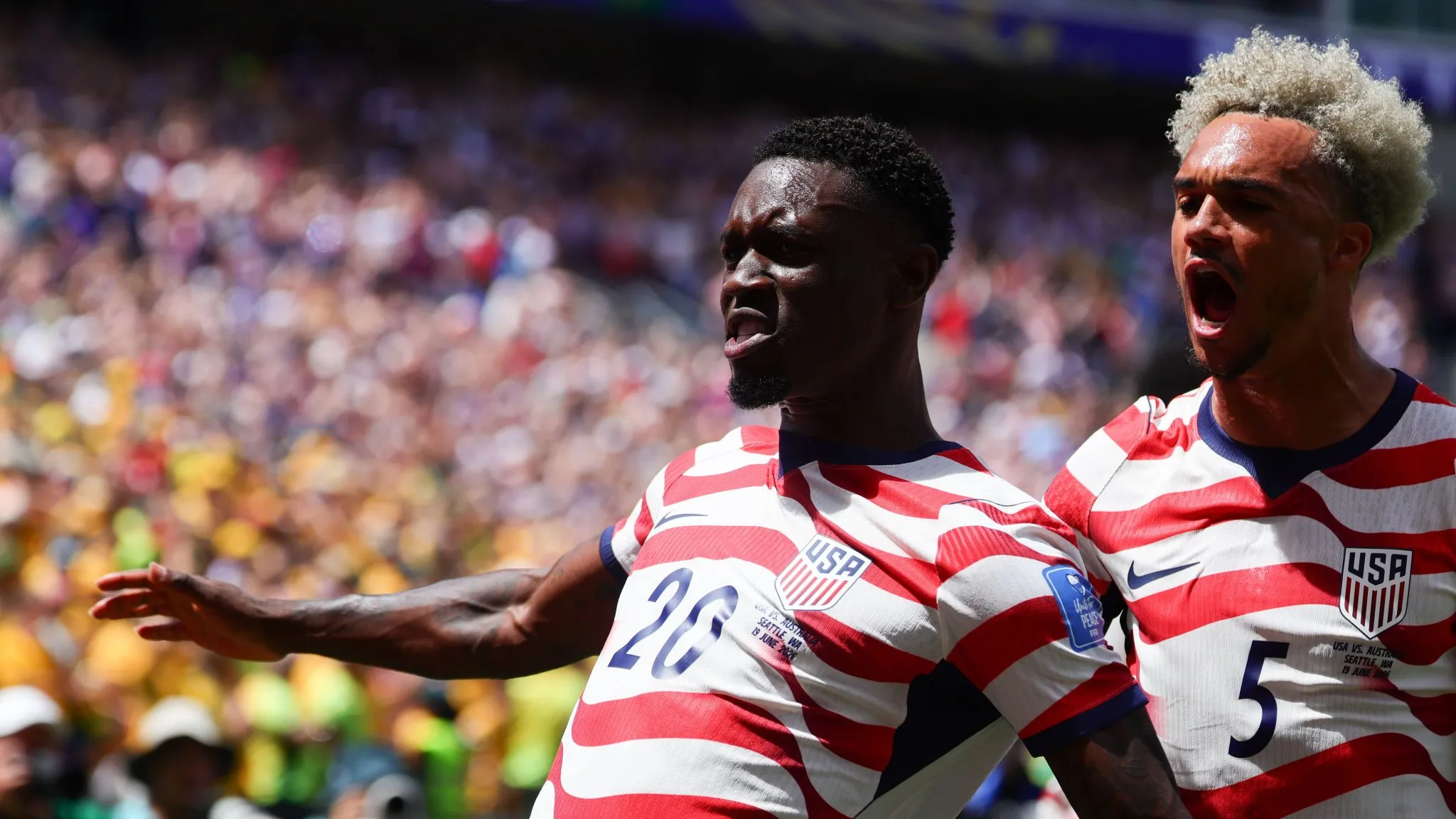 Estados Unidos 2 x 0 Austrália: Balogun continua audição para ser o novo Capitão América